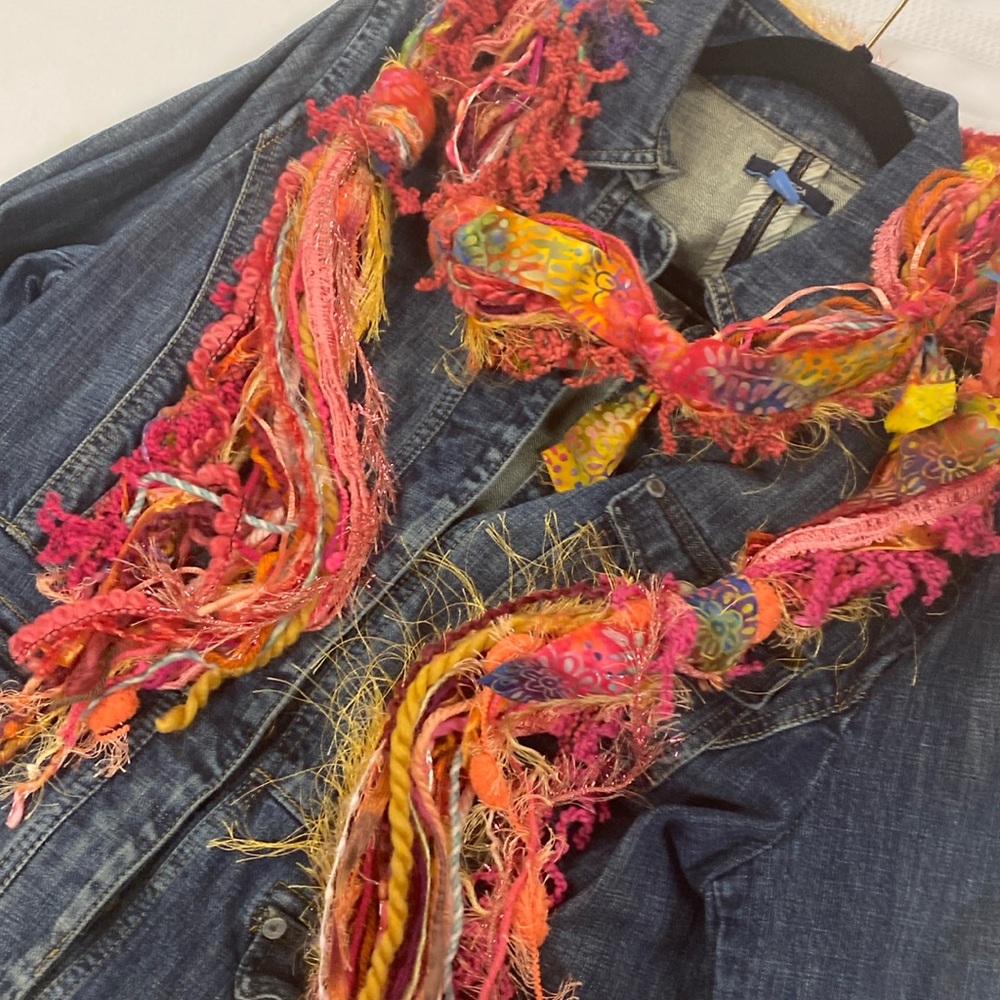 Artisan Textured Scarf - Picture 5 of 7